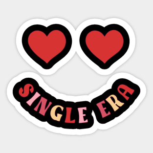 Single Era Emoji Face Love Anti Love Anti Valentines Day Sticker